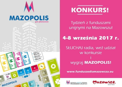 Konkurs "Tydzień z funduszami unijnymi na Mazowszu"