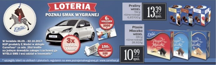 Loteria "Poznaj Smak Wygranej Wedel"