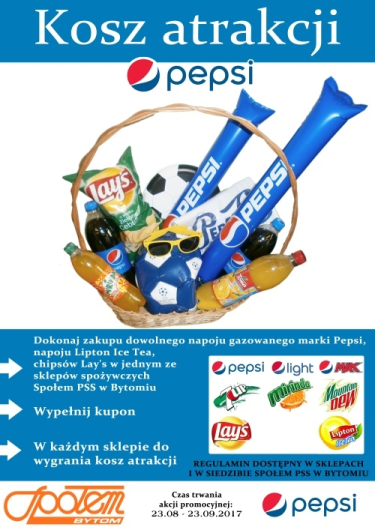 Bytom: Konkurs "Kosz atrakcji Pepsi"