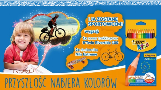 Konkurs plastyczny "I ja zostanę sportowcem" Auchan Tarnowo Podgórne