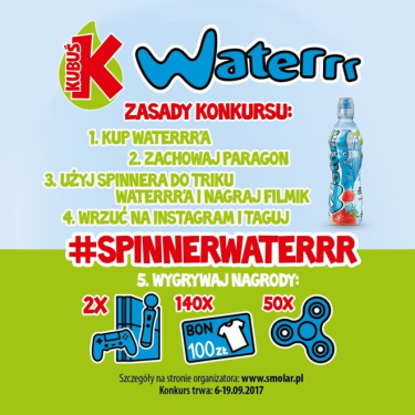 Konkurs filmowy "#SPINNERWATERRR" Żabka, Freshmarket