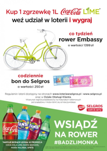 Loteria "Wsiądź na rower #BADZLIMONKA" Selgros