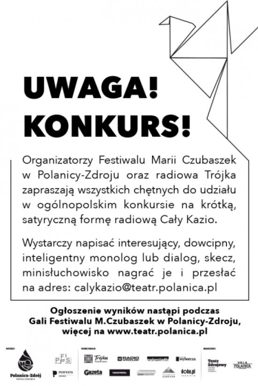 Ogólnopolski konkurs na krótką, satyryczną formę radiową "Cały Kazio"