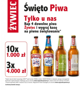 Loteria "Święto piwa w ŻABCE" 18+