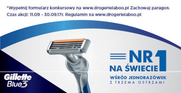 Konkurs "Z Head&Shoulders i Gillette uroda nie przemija" Drogerie Laboo