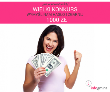 Wymyśl nam hasło i zgarnij 1000 zł!
