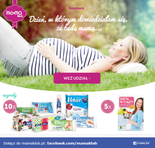 Konkurs "Dzień, w którym dowiedziałam się, że będę mamą..." wrzesień 2017