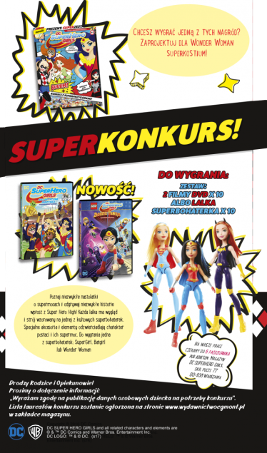 Konkurs "DC SuperHero Girls"