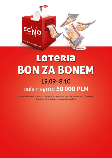 Kielce: Loteria bon za bone, Galeria Echo