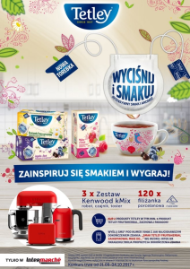 Konkurs "Zainspiruj się smakiem Tetley Fruit&Herbal" | smolar