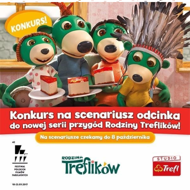 Konkurs na scenariusz odcinka "Nowe przygody rodziny Treflików"