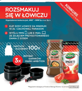 Konkurs fotograficzny "Rozsmakuj się w Łowiczu" Carrefour
