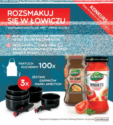Konkurs fotograficzny "Rozsmakuj się w Łowiczu" Carrefour