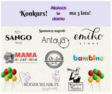 Konkurs "Świętujemy trzecie urodziny bloga"