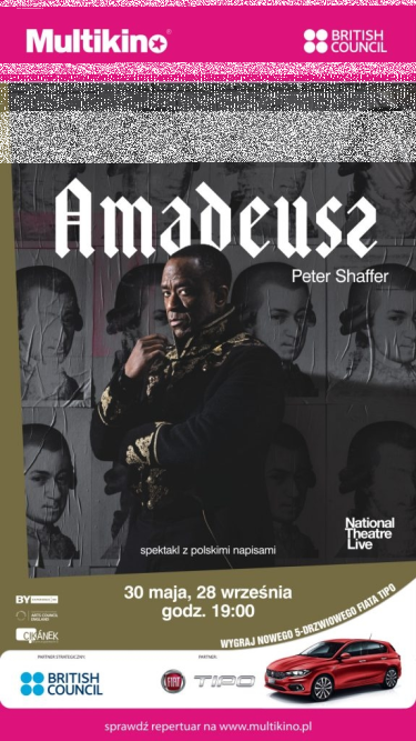 Kraków: Wygraj zaproszenie na spektakl "Amadeusz" w Multikinie