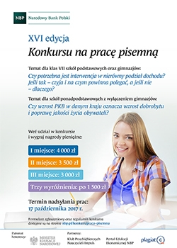 Konkurs na pracę pisemną XVI edycja