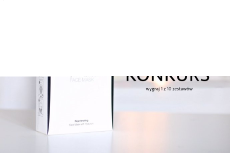 Wygraj jeden z 10 zestawów maseczek z kwasem hialuronowym