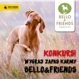 Wygraj zapas karmy BARF Bello&Friends, do godz. 12:00