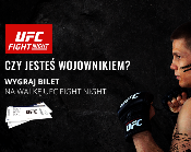 Konkurs fotograficzny: Wygraj podwójny bilet na galę UFC FIGHT NIGHT, do godz. 16:00