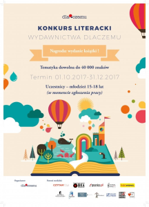Konkurs literacki dla młodzieży