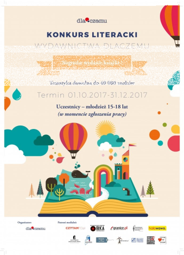 Konkurs literacki dla młodzieży