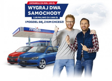 Loteria "MOYA sieć stacji paliw - Wygraj dwa samochody"