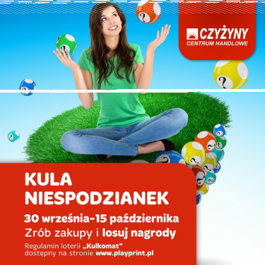 Kraków: Konkurs "Centrum Handlowe Czyżyny - Kula niespodzianek w Centrum Handlowym Czyżyn"