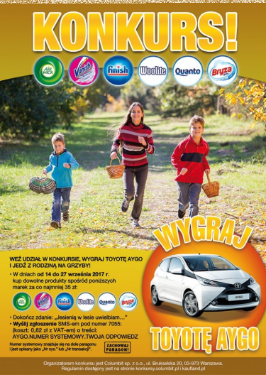 Konkurs "Jedź z rodziną na grzyby!" Kaufland