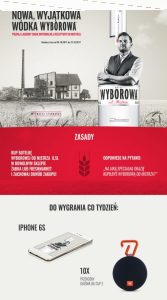 Konkurs "Wyborowa od Mistrza" Żabka, Freshmarket, 18+