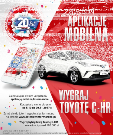 Loteria dla użytkowników aplikacji Intermarche
