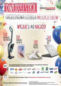 Loteria "Dwudziestolecie Muszkieterow" Intermarche