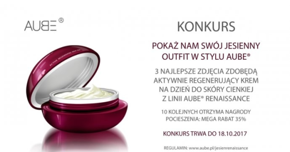 Konkurs "Pokaż nam swój jesienny out fit w stylu AUBE®"