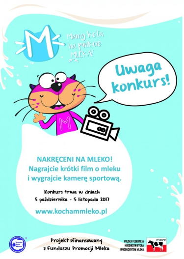 Konkurs filmowy "Mamy kota na punkcie mleka"
