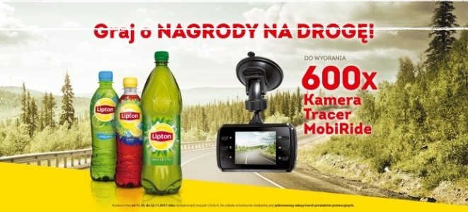 Konkurs "Nagrody na drogę od Lipton" etapy