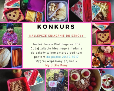 Konkurs fotograficzny "Najlepsze śniadanie do szkoły"