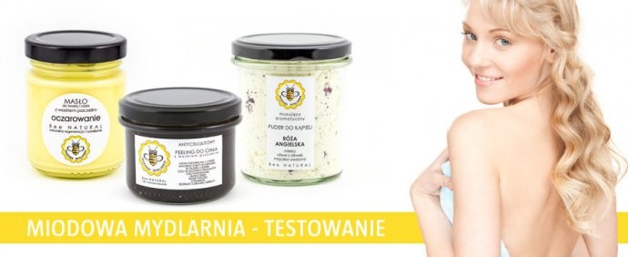 Konkurs "Testowanie kosmetków Miodowej Mydlarni"