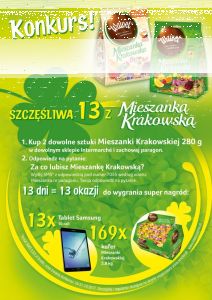 Konkurs "Szczęśliwa 13 z Mieszanką Krakowską" Intermarche