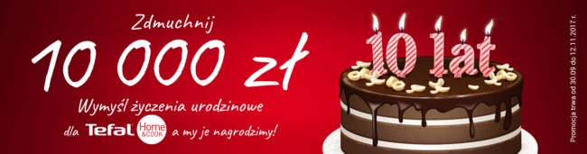 Konkurs "Zdmuchnij 10 000 zł z okazji 10 urodzin"