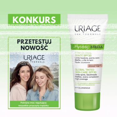 Wygraj krem koloryzujący Hyséac 3-Regul SPF30