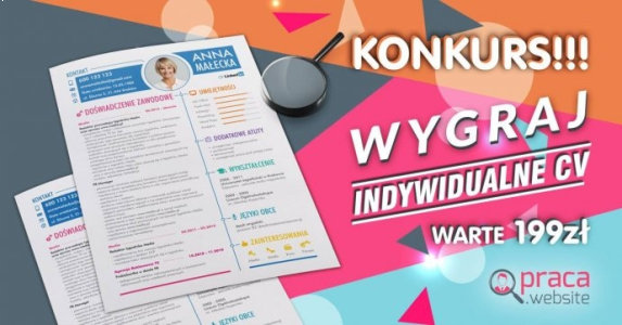 Wygraj projekt indywidualnego CV! do godz. 22:00