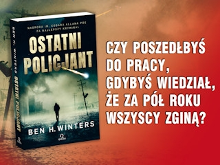 Wygraj książkę "Ostatni Policjant" do godz. 20:00