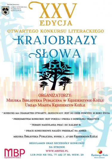 XXV edycja konkursu literackiego Krajobrazy Słow