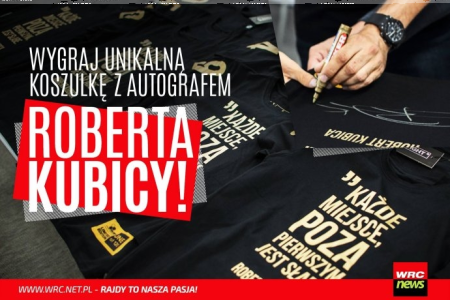 Wygraj unikalną koszulkę z autografem Kubicy