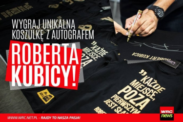 Wygraj unikalną koszulkę z autografem Kubicy