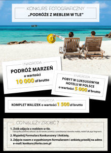Konkurs "Podróże z meblem w tle"