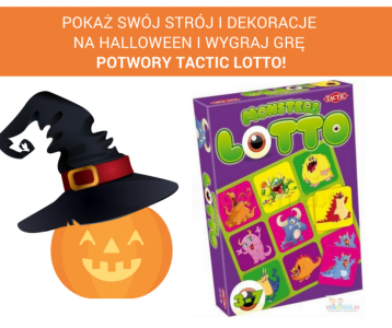 Konkurs "Pokaż swój strój i dekoracje na Halloween i wygraj grę POTWORY Tactic"