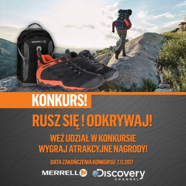 Konkurs fotograficzny "Merrell: Rusz się! Odkrywaj