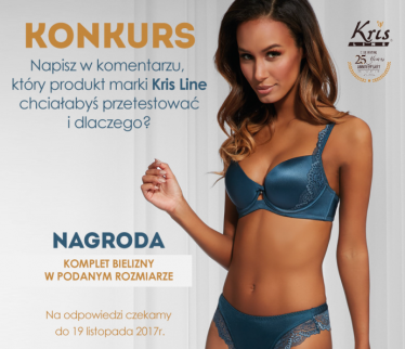 Wygraj komplet bielizny KrisLine