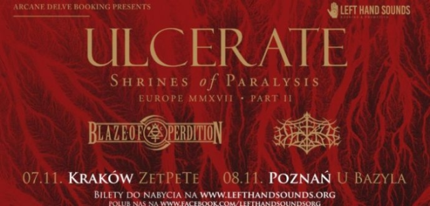 Kraków, Poznań: Wygraj wejściówkę na koncerty Ulcerate, Blaze of Perdition i Outre