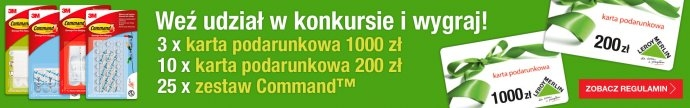Konkurs fotograficzny "Moja dekoracja z Command™" Leroy Merlin
